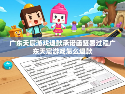 广东天宸游戏退款承诺函签署过程详解