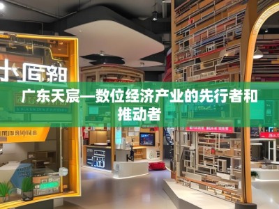 广东天宸—数位经济产业的先行者和推动者