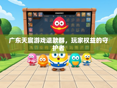 广东天宸游戏退款群,玩家权益的守护者