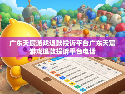 广东天宸游戏退款投诉平台,解决玩家权益的关键环节