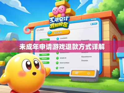 未成年申请游戏退款方式详解