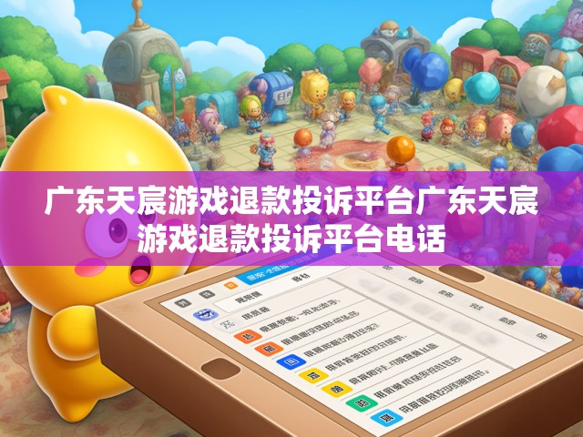 广东天宸游戏退款投诉平台，解决玩家权益的关键环节